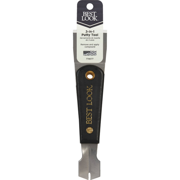 Best Look 3 In. 3-in-1 Putty Glazing Tool 774677 774677