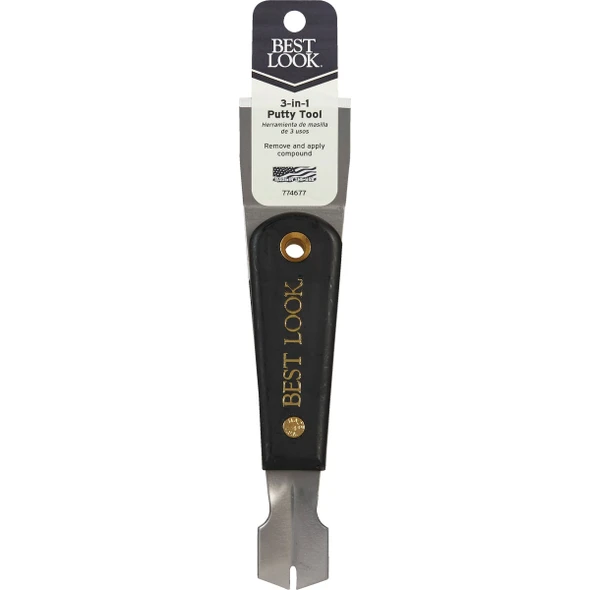 Best Look 3 In. 3-in-1 Putty Glazing Tool 774677 774677