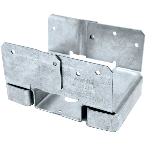 ABA ZMAX Galvanized Adjustable Standoff Post Base for 4x6 Rough ABA46RZ