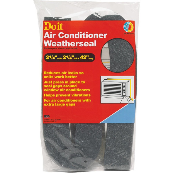 Frost King 42 In. x 2-1-4 In. x 2-1-4 In. Air Conditioning Weatherstrip AC43-14 270687