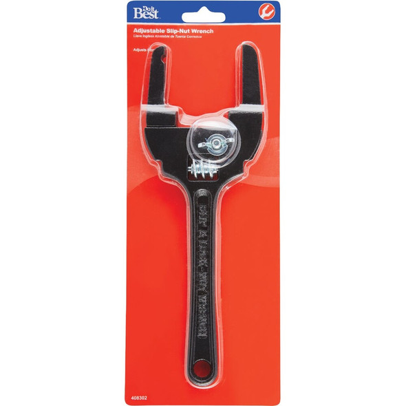 Do it Adjustable 1 In. to 3 In. Cadmium-Plated Slip-Lock Nut Wrench 408302 408302