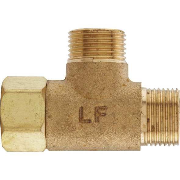 Do it Best 3/8 In. OD Fem x 3/8 In. OD x 3/8 In. OD Brass Extender Tee DIB2038LF