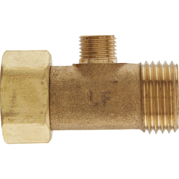 Do it Best 1/2 In. FIP x 1/2 In. MIP x 1/4 In. OD Brass Extender Tee DIB2039LF