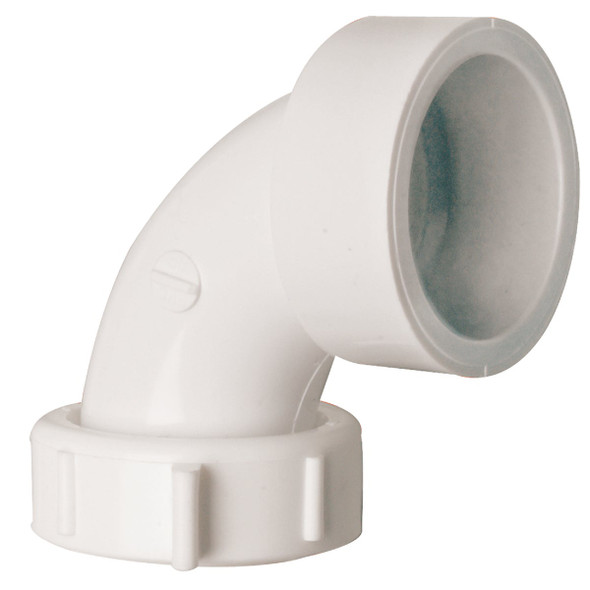 Do it Best 1-1/2 In. Solvent Weld White PVC 90 Degree Outlet Elbow DIB55-11