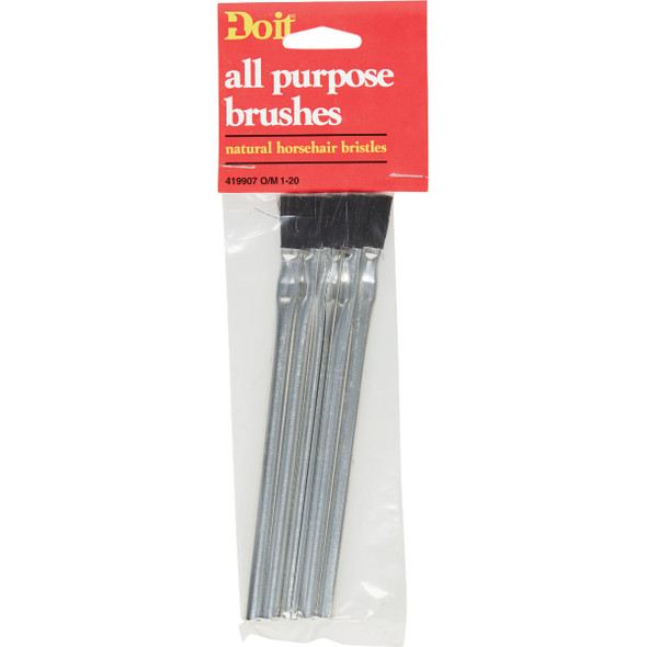 Do it 5-1/4 In. x 3/8 In. Acid Flux Brush, (5-Pack)