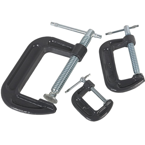 Do it 1 In., 2 In. & 3 In. C-Clamp Set (3-Piece) 308749 308749