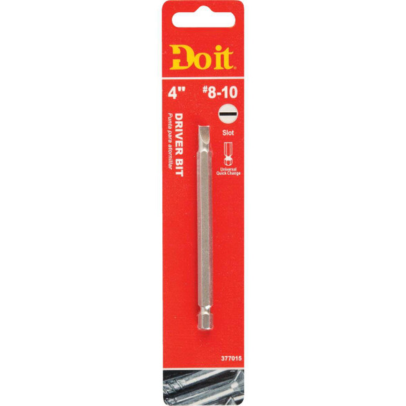 Do it #8-10 Slotted 4 In. Power Screwdriver Bit 375911DB