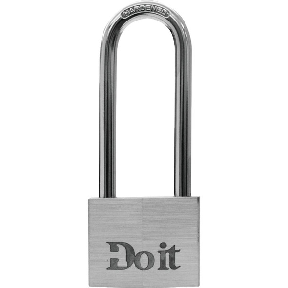 Do it 1-1/2 In. W. Long Shackle Aluminum Padlock 1840DLJDIB