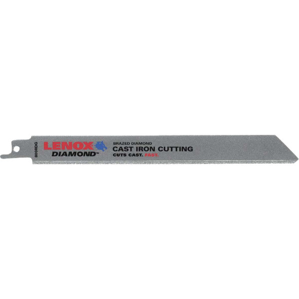 Lenox 8 In. Diamond Grit Reciprocating Saw Blade 10833800RDG