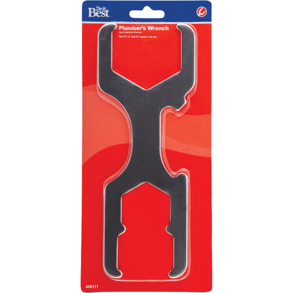 Do it Steel Cadmium-Plated Plumber's Wrench 408311 408311