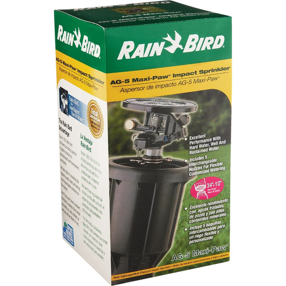 Rain Bird 3 In. Full or Partial Circle Deluxe Pop-Up Impact Head Sprinkler AG-5 723584