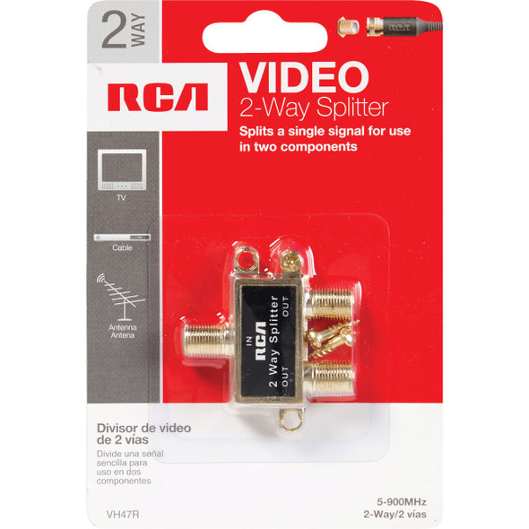 RCA 2-Way Coaxial Splitter VH47R 532542