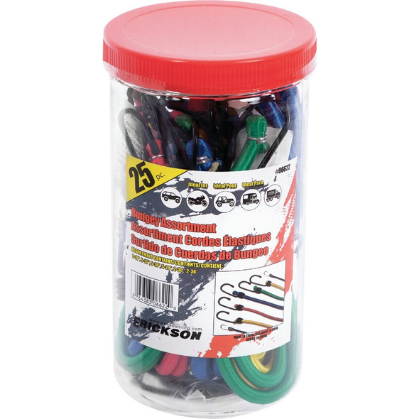 Erickson Vinyl Coated Wire Bungee Cord Set (25-Piece) 06622 578841
