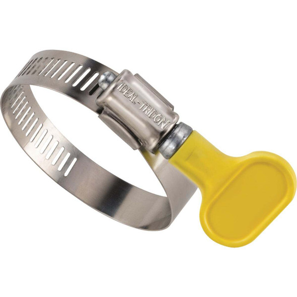 Ideal 2-1/2 In. To 4-1/2 In. 316 Stainless Steel Duct Clamp 5Y06458