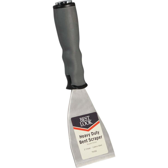 Master Painter 3 In. Bent Scraper with Threaded Handle BS3-MP