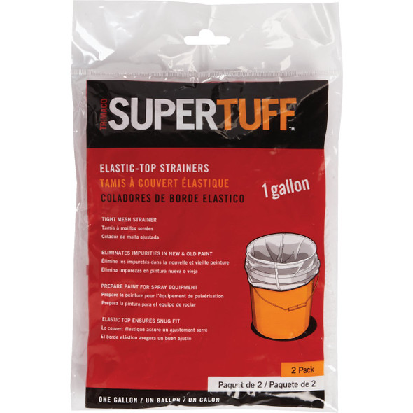 Trimaco SuperTuff 1 Gal. Regular Mesh/Plain Top Bag Strainers (2-Pack) 11522
