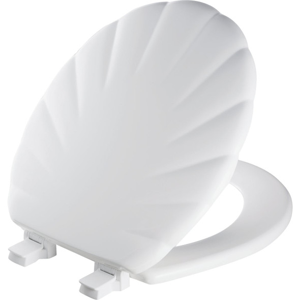 Mayfair White Wood Rnd Shel Seat 22ECA000