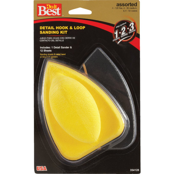 Do it Best Detail Hand Sanding Kit 7330004 354128