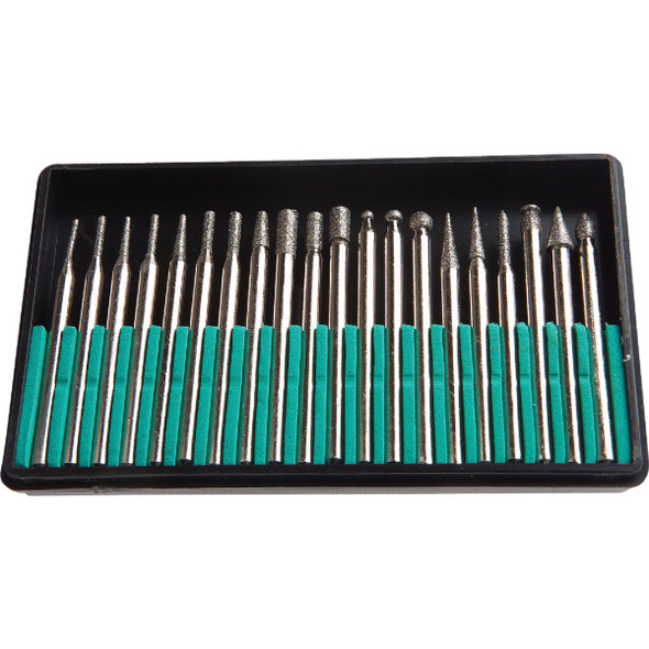 Forney 20-Piece Diamond Burr Point Set 60238