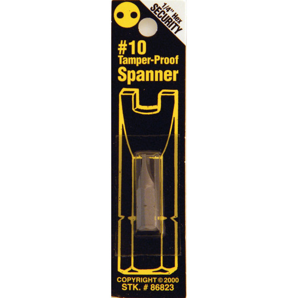 Best Way Tools #10 Spanner Security 1 In. 1/4 In. Hex Screwdriver Bit B86823