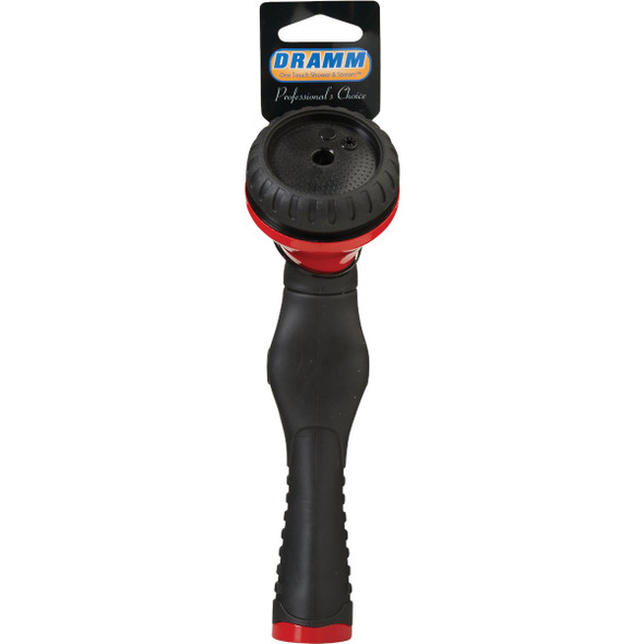 Dramm One Touch Heavy-Duty Metal Shower & Stream Multi-Pattern Nozzle, Red Dramm One Touch Heavy-Duty Metal Shower & Stream Multi-Pattern Nozzle, Red