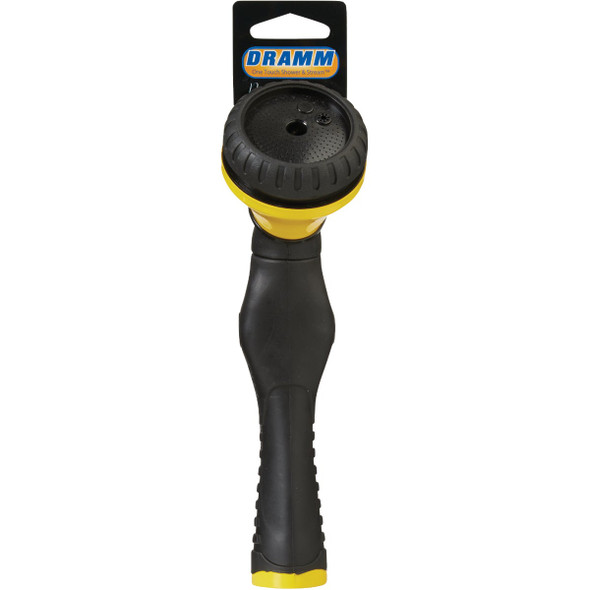Dramm One Touch Heavy-Duty Metal Shower & Stream Multi-Pattern Nozzle, Yellow Dramm One Touch Heavy-Duty Metal Shower & Stream Multi-Pattern Nozzle, Yellow