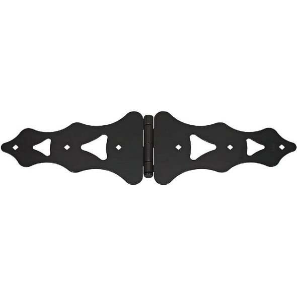 National Hardware 10 In. Black Ornamental Strap Hinge N179-192