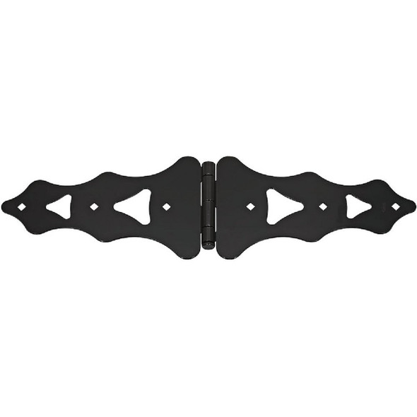 National Hardware 10 In. Black Ornamental Strap Hinge N179-192