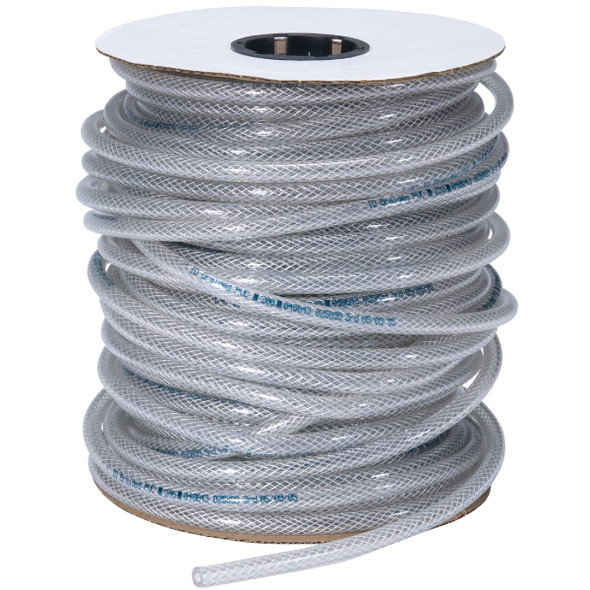 Abbott Rubber 1/2 In. x 1/4 In. x 250 Ft. Clear T12 Braided PVC Tubing T12005001