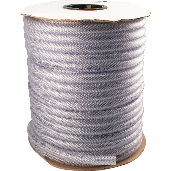 Abbott Rubber 5/8 In. x 3/8 In. x 150 Ft. Clear T12 Braided PVC Tubing T12005002