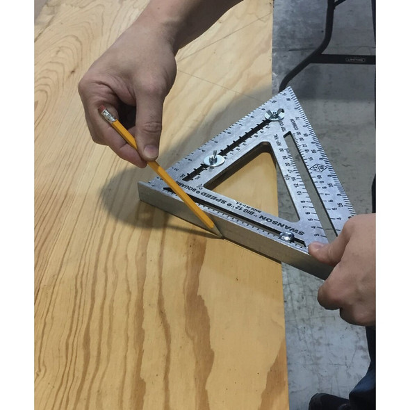 Swanson Big 12 Speed 12 In. Aluminum Rafter Square S0107 302821