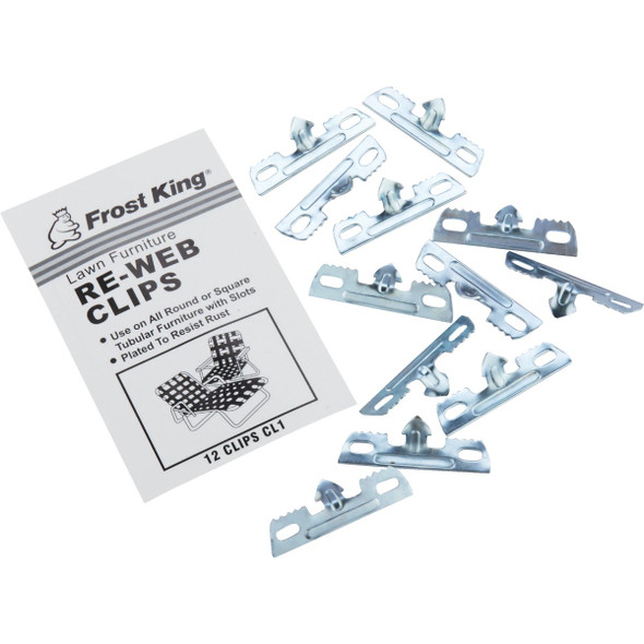 Frost King Outdoor Chair Webbing Clips (12-Pack) CL1