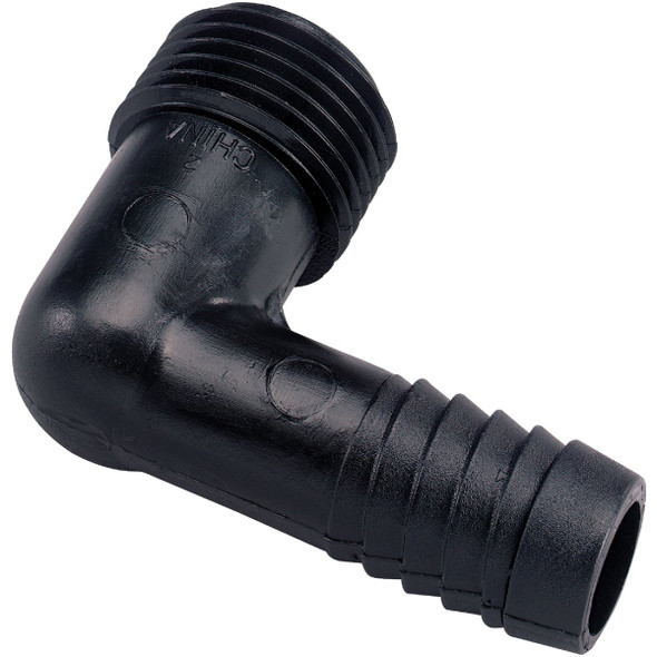 Orbit 1/2 In. MNPT x 1/2 In. Barbed High Impact Plastic Elbow 94359