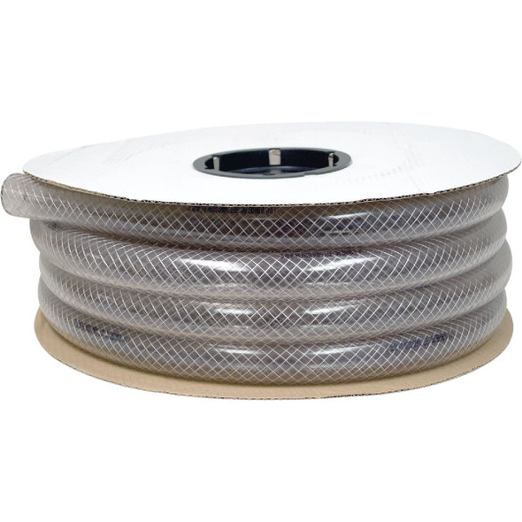 Abbott Rubber 1-3/4 In. x 1-1/4 In. x 50 Ft. Clear T12 Braided PVC Tubing
