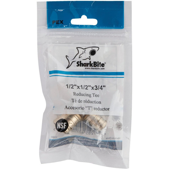 SharkBite 3-4 In. Barb x 3-4 In. FIP Brass PEX Adapter UC088LFA 461556