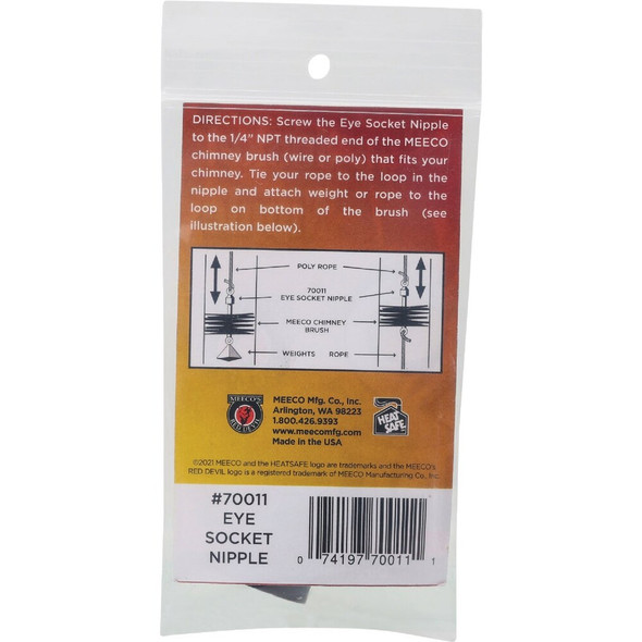Meeco's Red Devil 1-4 In. NPT Brush Pull Ring 70011 407438