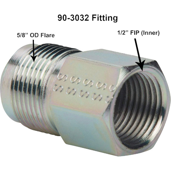 Dormont 5/8 Od X 1/2 Gas Fitting 90-3032