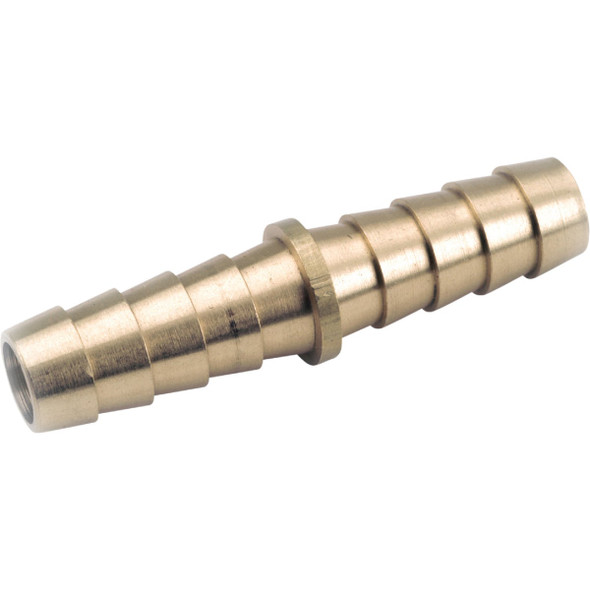Anderson Metals 1/4 In. ID x 1/4 In. ID Brass Hose Barb Union Pack of 5