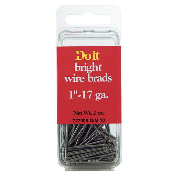 Hillman Anchor Wire 1 In. 17 ga 2 Oz. Brite Wire Brad 122510 722908
