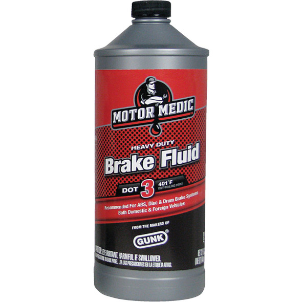MotorMedic 32 Oz. Heavy-Duty DOT 3 Brake Fluid M4432