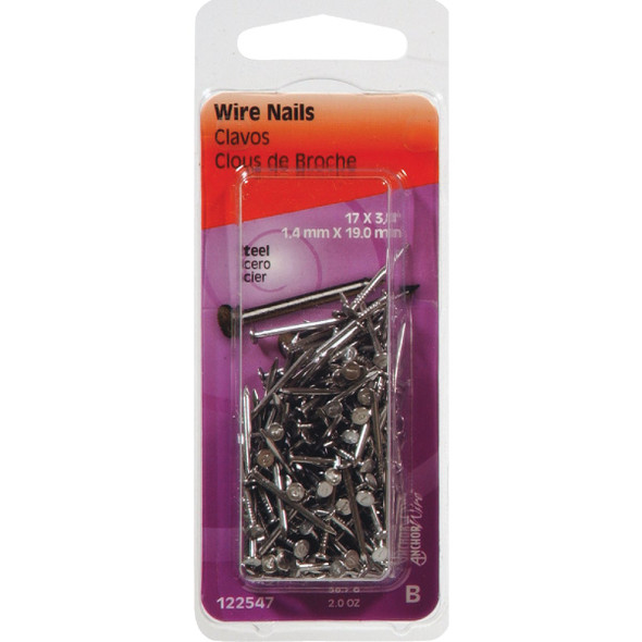 Hillman Anchor Wire 3/4 In. 17 ga Bright Wire Nails (2 Oz.)