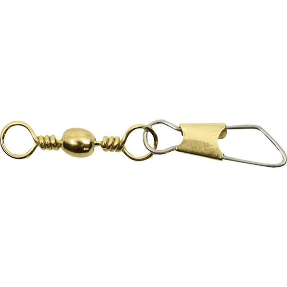 Vanguard Size 3 25 Lb. Solid Brass Snap Swivel (4-Pack)
