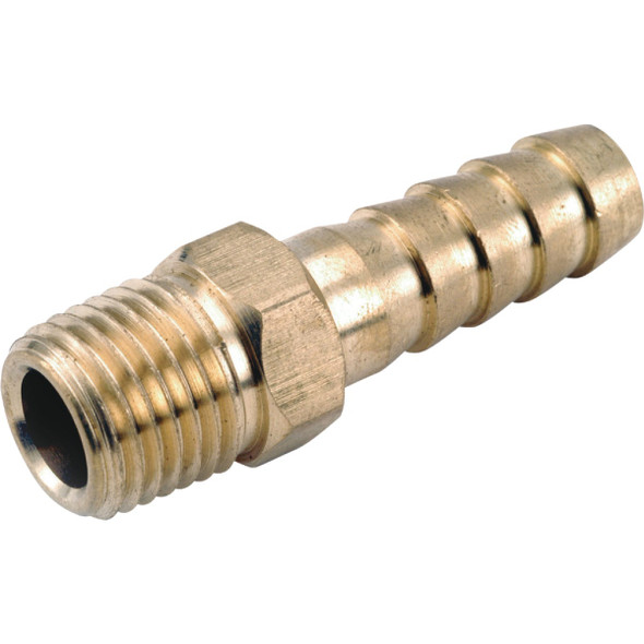 Anderson Metals 1/8 In. ID x 1/8 In. MPT Brass Hose Barb 757001-0202 Pack of 5