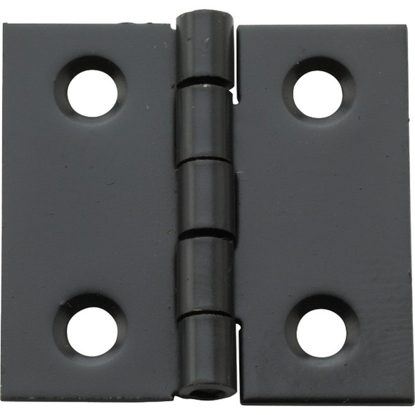 National Hardware 1 In. X 1 In. Oil Rubbed Bronze Broad Hinge (4-Pack) N211-019