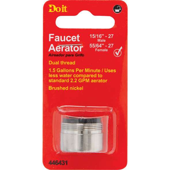 Do it 1.5 GPM Dual Thread Aerator 446431 446431