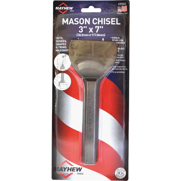 Mayhew Tools 3 In. x 7 In. Brick Set Chisel 35002 303736