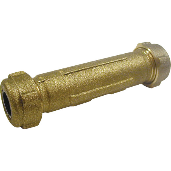 B&K Brass 1/2 In. COMP x 1/2 In. COMP Compression Coupling 160-303NL