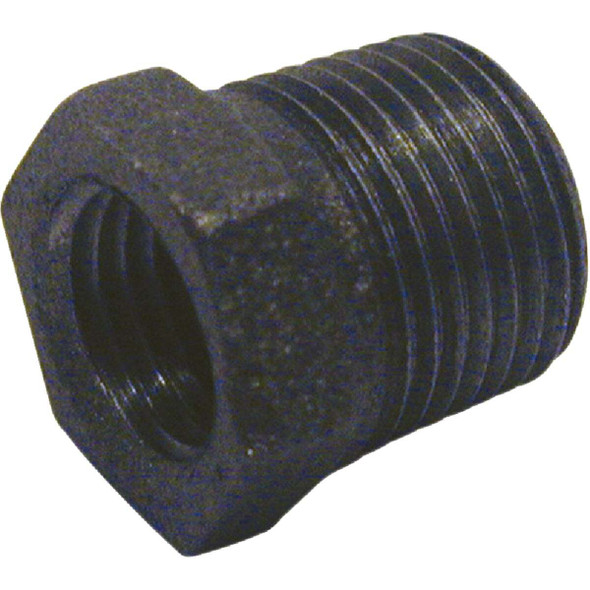 B&K 2 In. x 1-1/2 In. Hexagon Black Iron Bushing 521-987HN