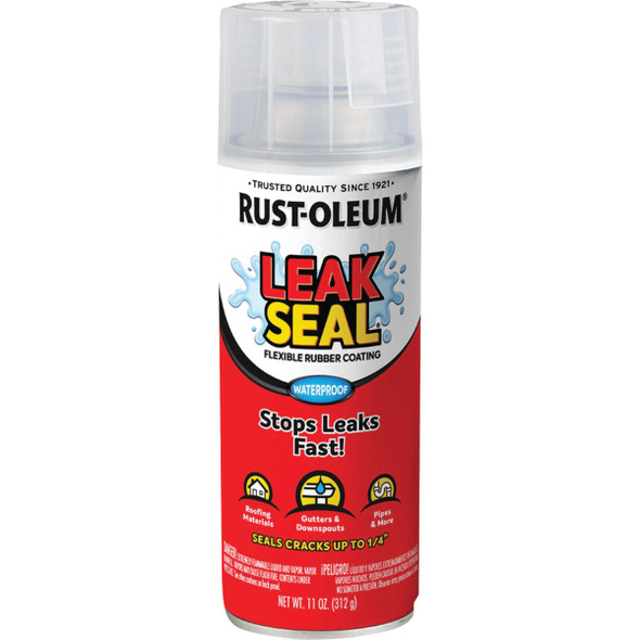 Rust-Oleum LeakSeal 12 Oz. Flexible Rubber Coating, Clear 265495 770539