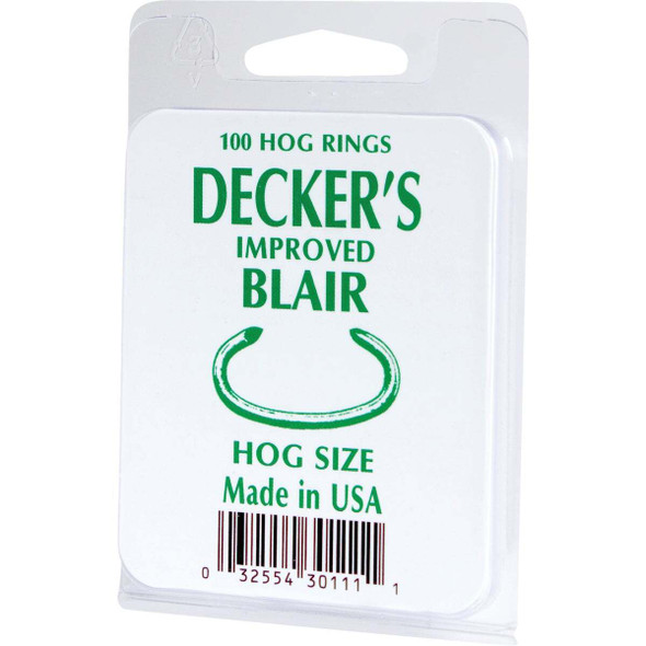Decker Blair Steel Hog Ring (100-Pack) #6